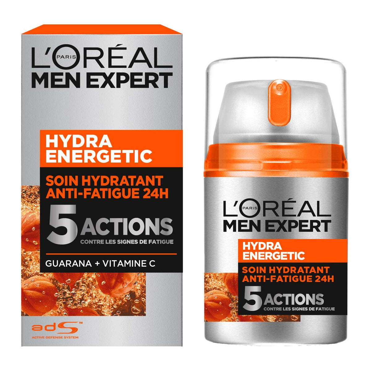 L'Oreal Paris, Men Expert Hydra Energy, Hydratisierend, Tag, Sahne, Für das Gesicht, 50 ml