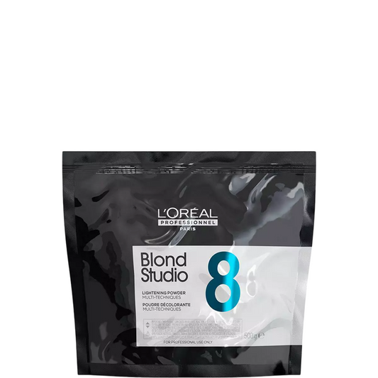 L`Oreal Professionnel L'Oreal Professionnel, Blond Studio Multi Technique 8, Hervorhebung, Haaroxidationspulver, 500 g Regula