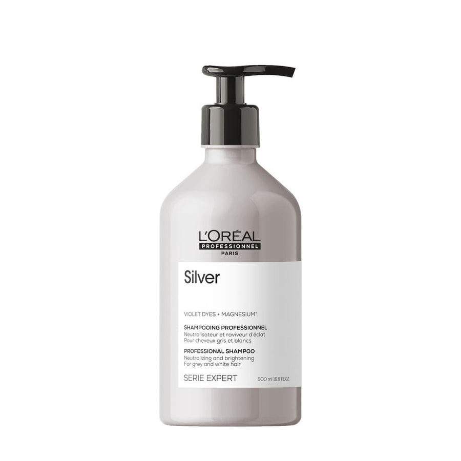 L'Oreal Professionnel, Serie Expert Silver, Haarshampoo, Neutralisierend & Aufhellend, 500 ml