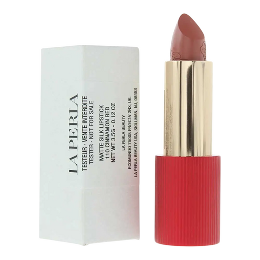 La Perla La Perla, Matte Silk, Matte Seide, Creme-Lippenstift, 110, Zimtrot, 3.5 g *Tester