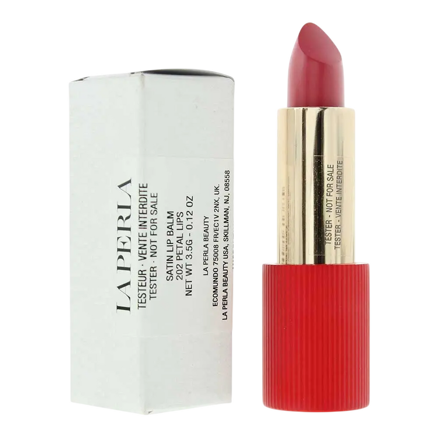 La Perla Satin Lips Lippenbalsam 202 Blütenblattlippen 3,5 g Tester