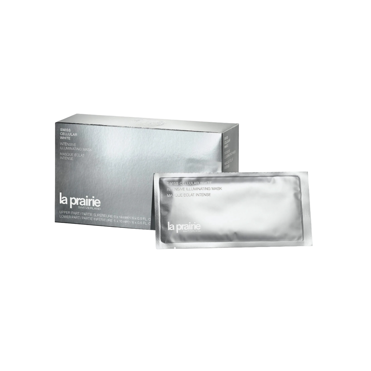 Setzen, La Prairie, Swiss Cellular White, Glättung, Verdichtung & Beleuchtung, Gesichtsmaske, Für das Gesicht, Tag & Nacht, 12 stk, 14 ml