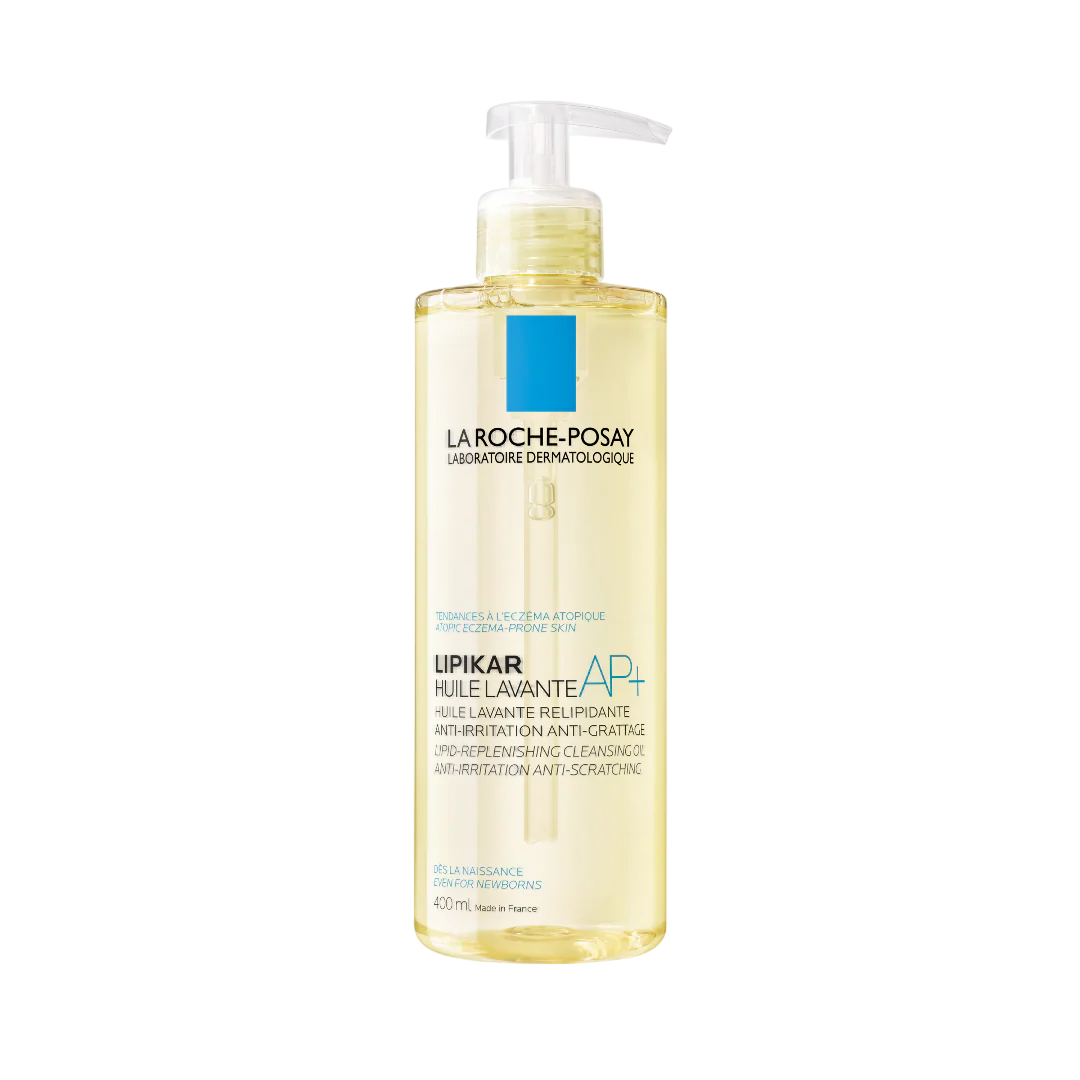 La Roche-Posay, Lipikar AP+, Anti-Scratching & Soothing, Duschöl, Sehr trockene/irritierte bis atopische empfindliche Haut, 400 ml