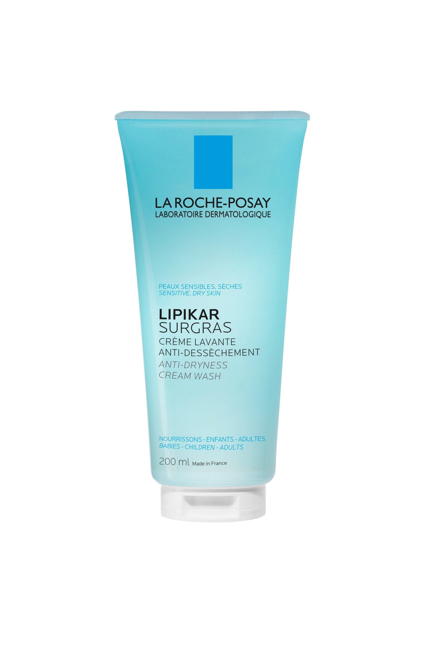 La Roche-Posay, Lipikar Surgras, Hydratisierend & Regenerierend, Duschcreme, 200 ml *Tester