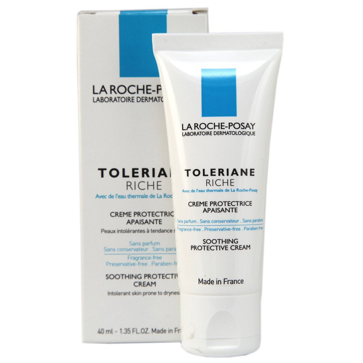 La Roche-Posay, Toleriane, Parabenfrei, Beruhigend, Tag & Nacht, Reichhaltige Creme, Für das Gesicht, 40 ml *Tester