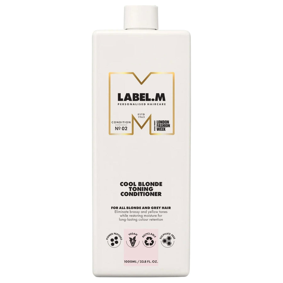 Label.M Cool Blonde Haarspülung zur Neutralisierung von Gelbtönen 1000 ml