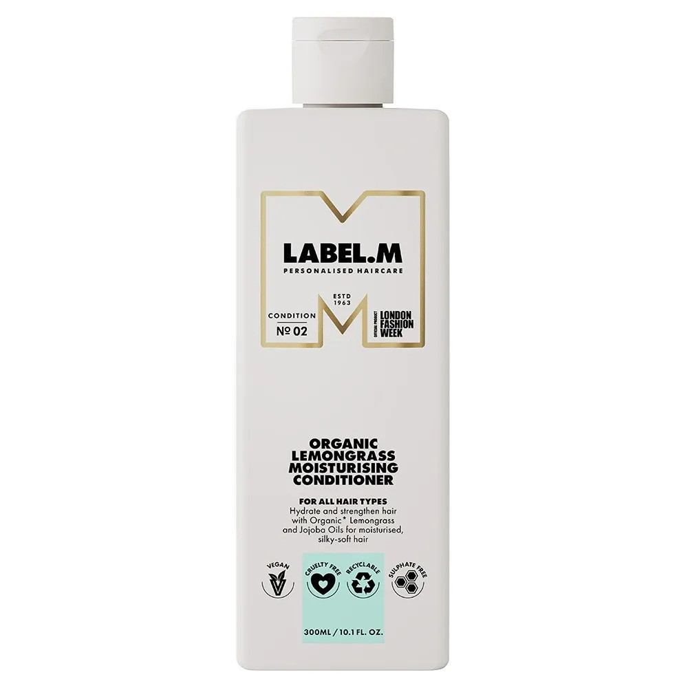Label.M Label.M, Organic LemonGrass, Haarspülung, Feuchtigkeitsspendend, 300 ml Regular