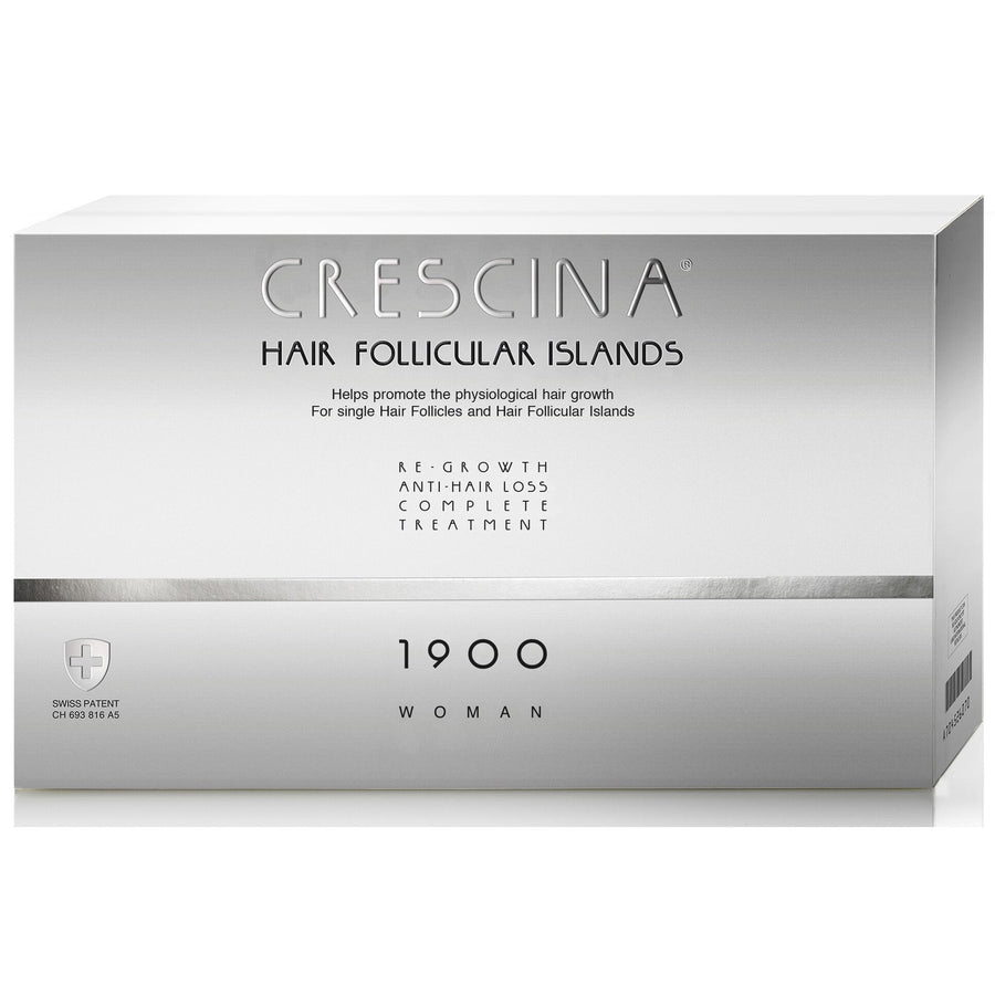 Labo Cosprophar Suisse Crescina Follicular Islands 1900 Ampullen Behandlungsserum für Frauen zur Kopfhautpflege, 10 + 10 Stüc