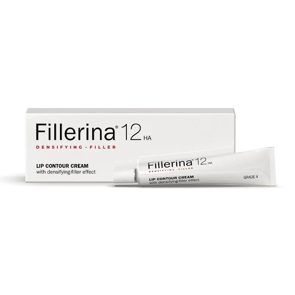 Labo Cosprophar Suisse, Fillerina 12HA Densifying Filler Grade 4, Hydrieren & Straffen, Sahne, Für Lippenkontur, 15 ml