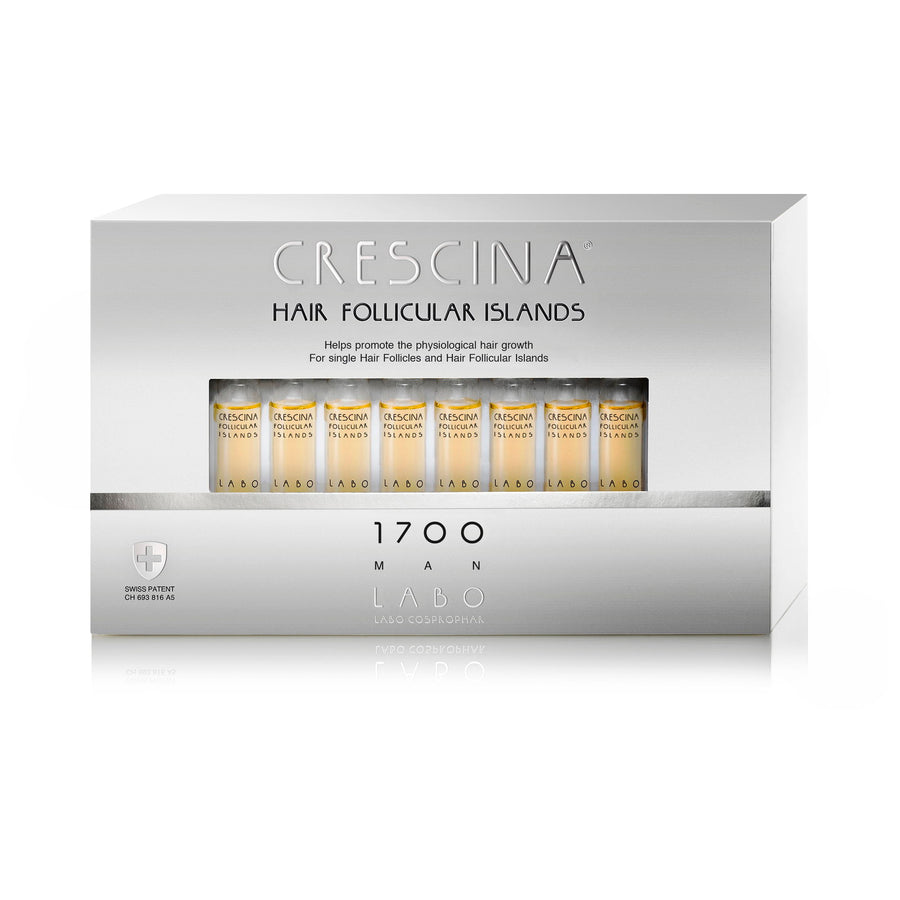 Labo Cosprophar Suisse Crescina Follicular Islands 1700 Behandlungsserum für Männer, 20 Ampullen