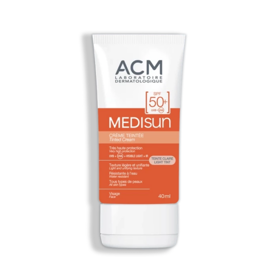 Laboratoire ACM Laboratoire ACM, Medisun, Sonnenschutz, Getönte Feuchtigkeitscreme, Licht, SPF 50+, 40 ml Regular