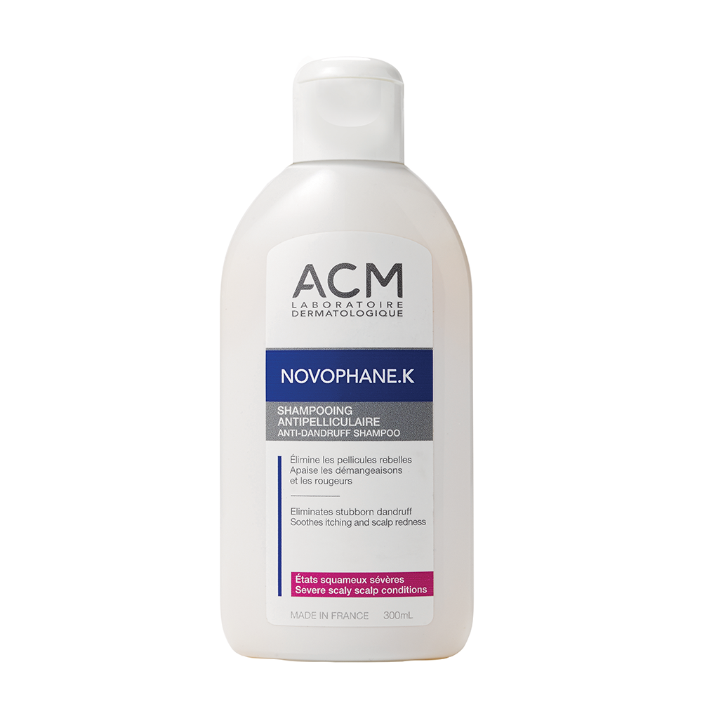 Laboratoire ACM, Novophane K, Haarbehandlung Shampoo, Antischuppen, Kopfhaut mit Schuppen, 300 ml
