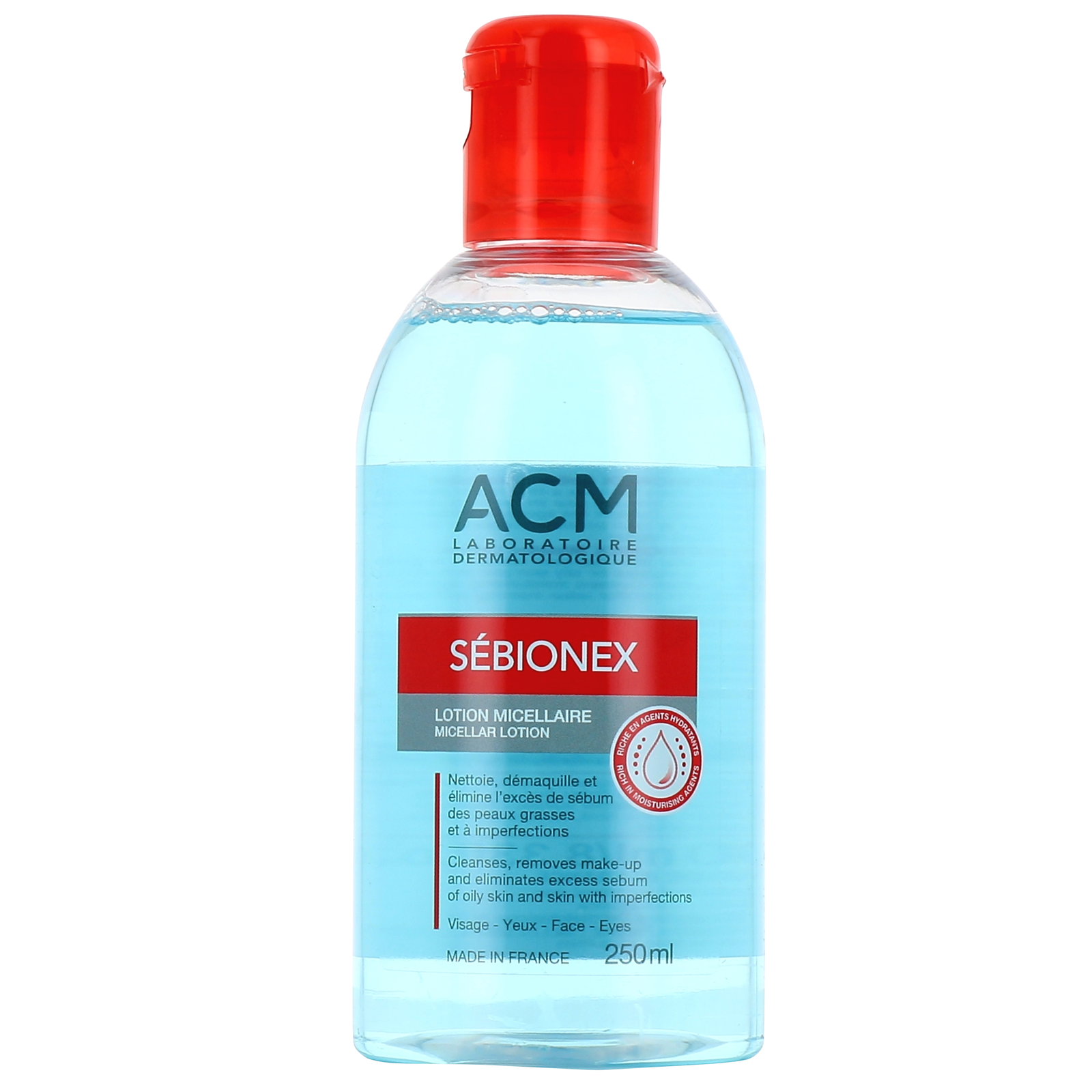 Laboratoire ACM Laboratoire ACM, Sebionex, Beseitigt Unreinheiten, Mizellenwasser, Für alle Hauttypen, 250 ml Regular