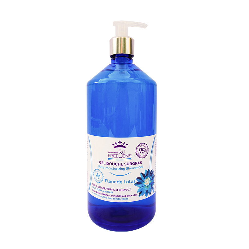 Laboratoire Freesens, Freesens, Shower Gel & Shampoo 2-In-1, Lotus Flower, 1000 ml