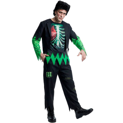 "LABORMONSTER" (Jacke mit Hemd, Hose, Perücke) – Vorderansicht
