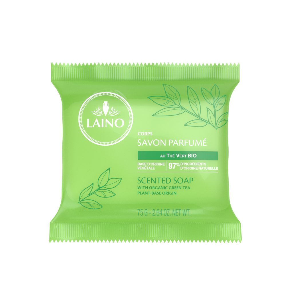 Laino, Laino, Grüner Tee, Reinigung, Seifenstück, 75 g