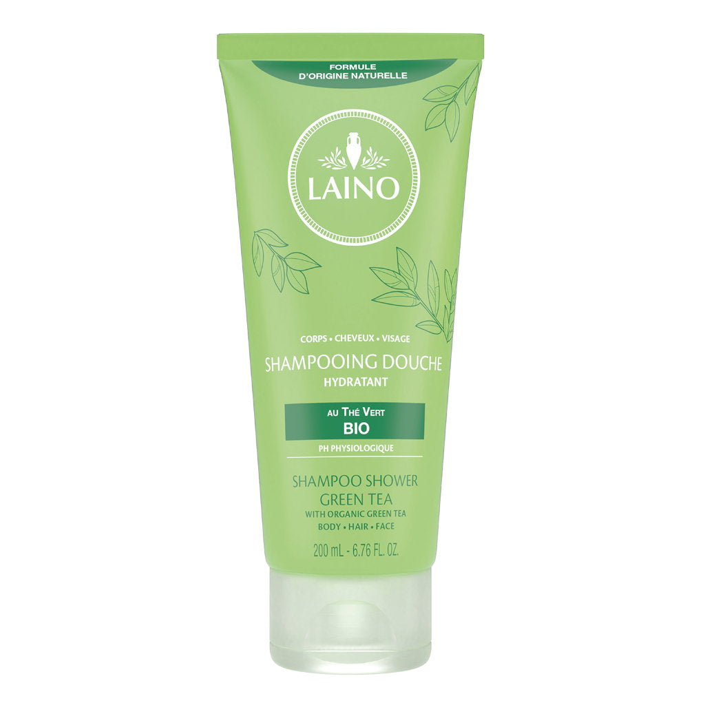 Laino, Laino, Grüner Tee, Haarshampoo, Spülung & Duschgel 3-in-1, Zur Hydratation, 200 ml