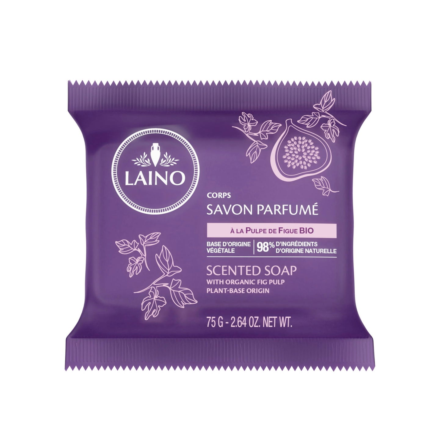 Laino, Laino, Feige, Reinigung, Seifenstück, 75 g