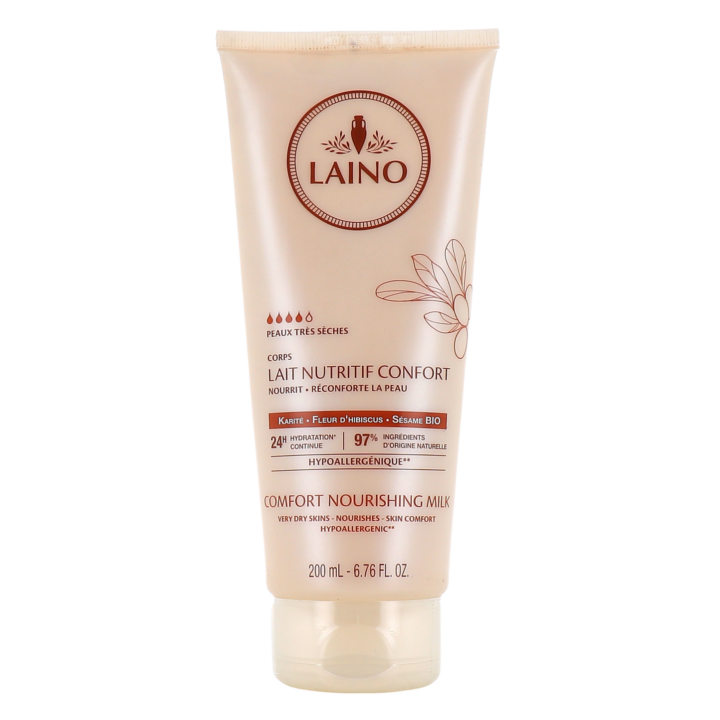 Laino, Laino, Karité, Nährend, Körpermilch, 200 ml