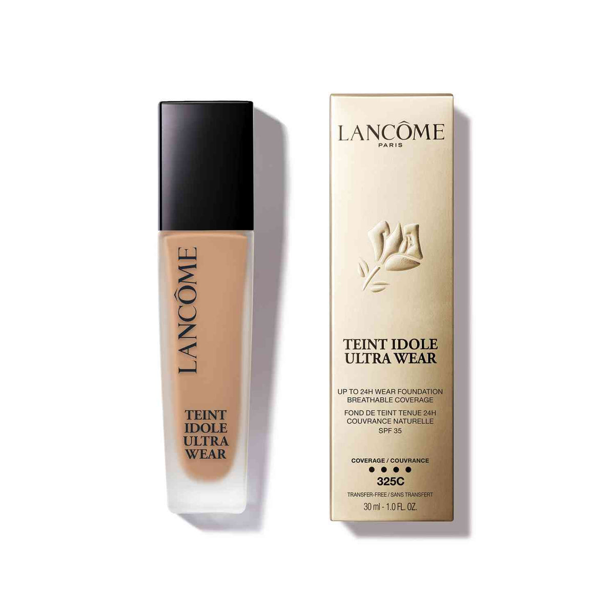 Lancome, Teint Idole Ultra, Natürliche Abdeckung, Flüssige Grundierung, 325C, SPF 35, 30 ml