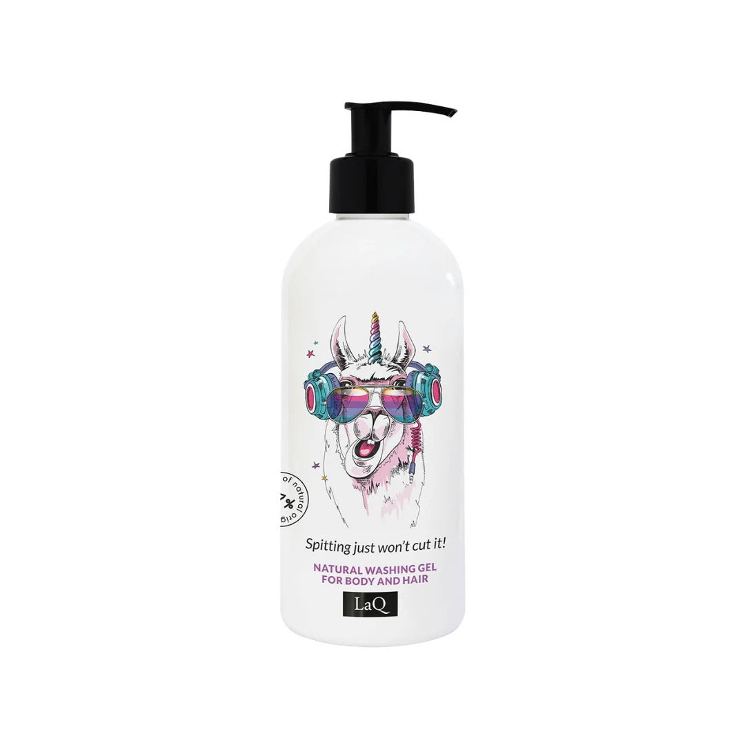 LaQ, Llama, Reinigung und Hydratisierung, Duschgel, Für Haar & Körper, Für alle Hauttypen, 300 ml