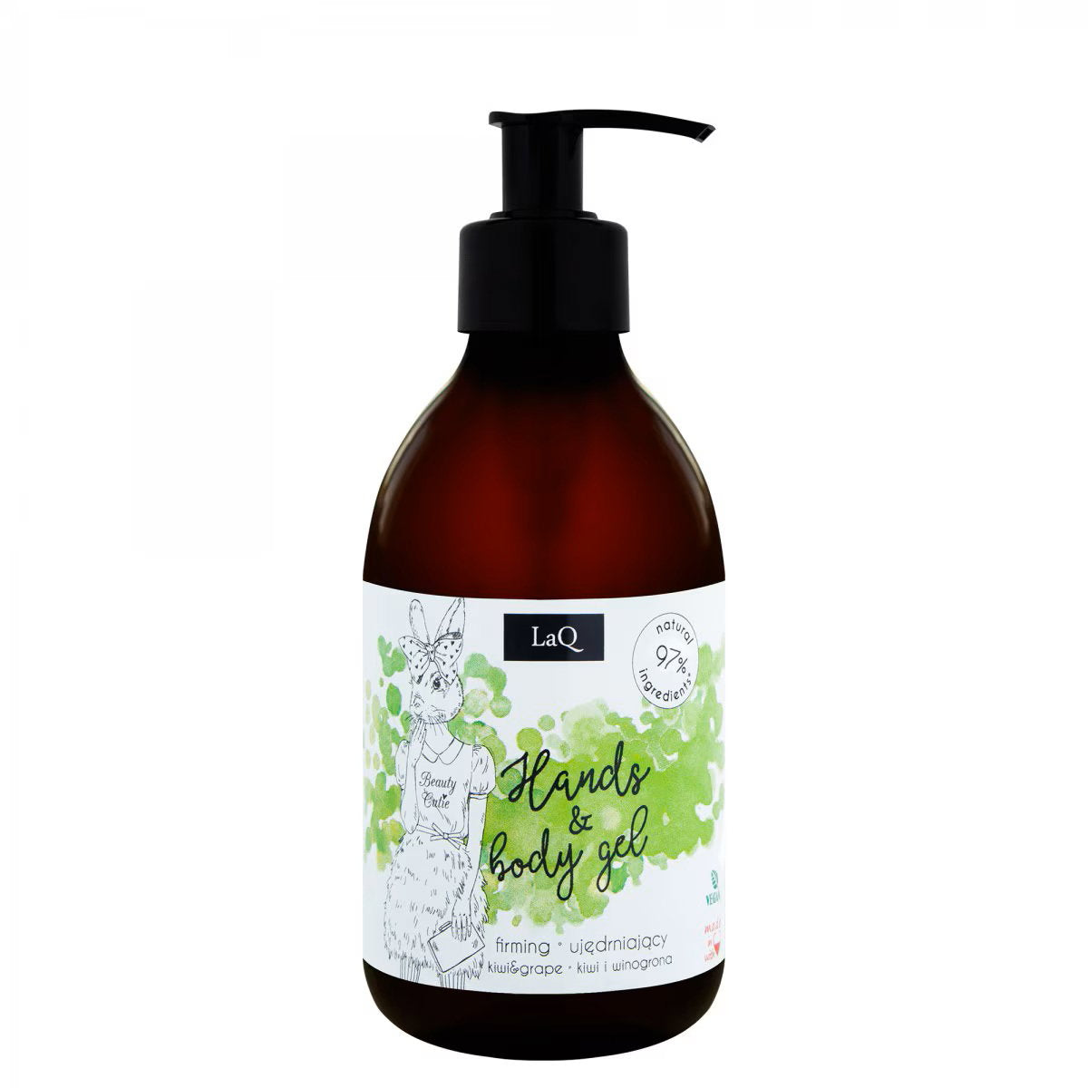 LaQ, Kiwi & Grape, Reinigung und Hydratisierung, Duschgel, Alle Hauttypen, 300 ml