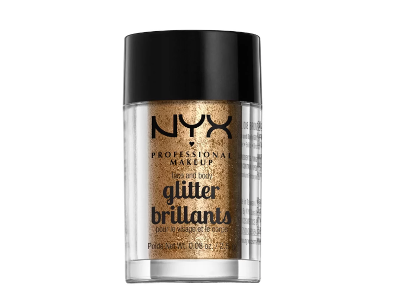 NYX NYX Glitter Brillants Face and Body Bronze 2,5 g Glitzer für Gesicht und Körper Kosmetik
