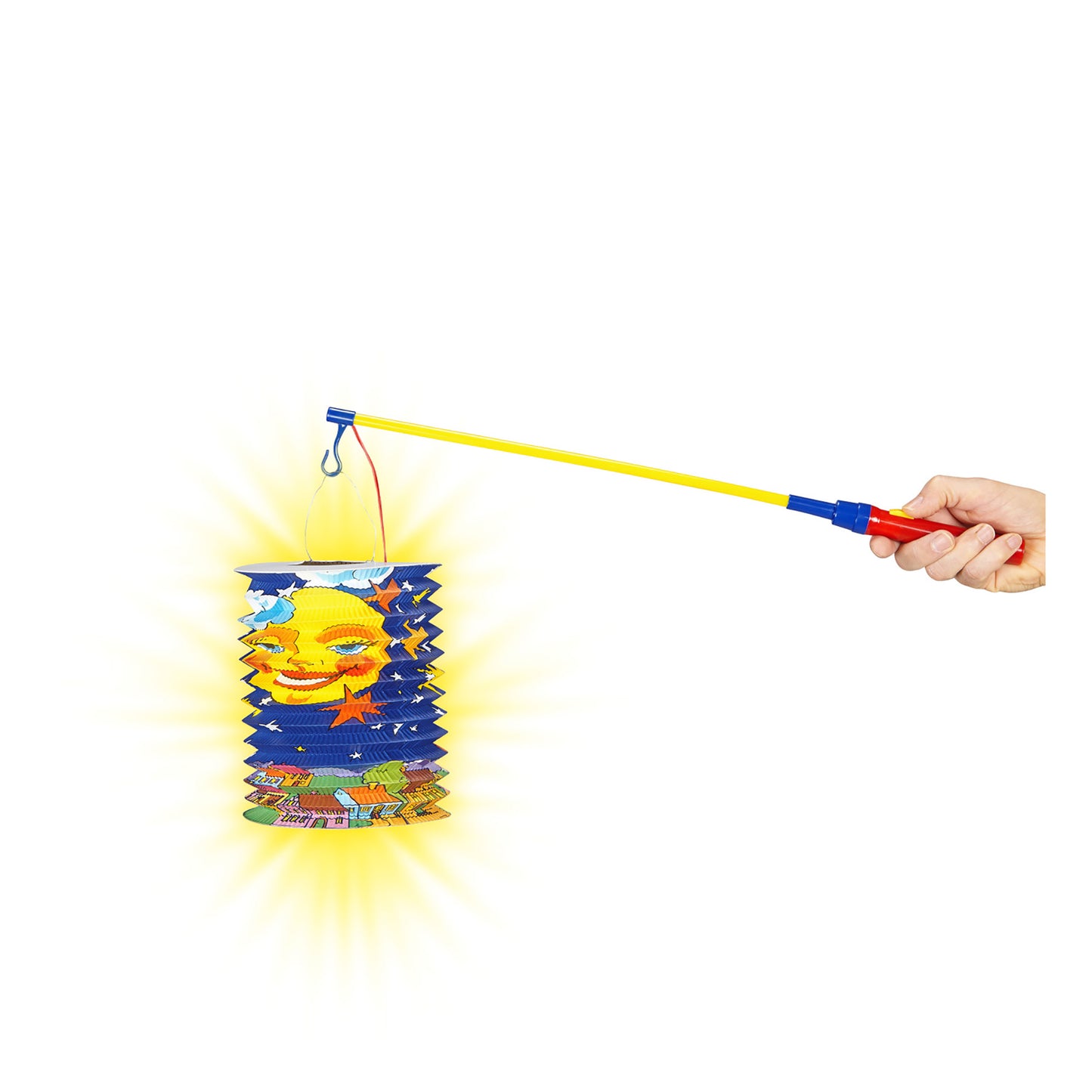 "LATERNENHALTER MIT LED-LICHT" 50 cm – Ansicht 4