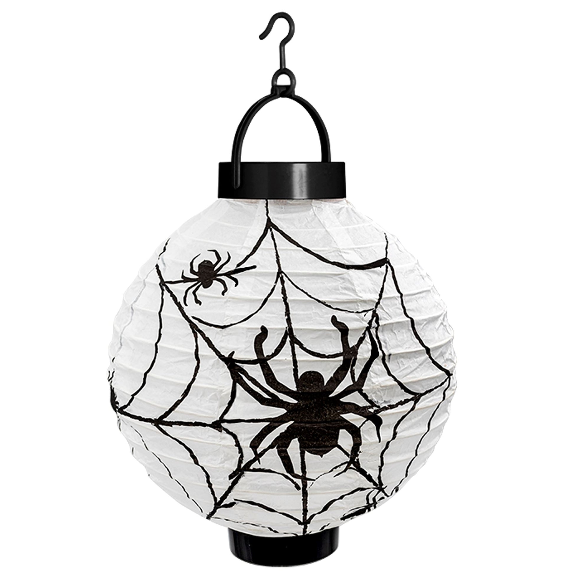 "LED SPINNENNETZ LAMPION" - 20 cm – Detailansicht