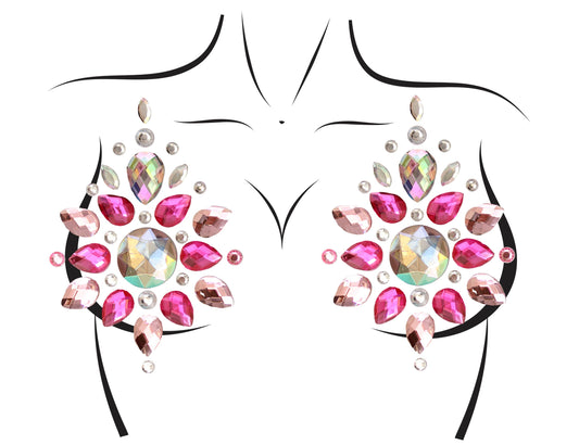 Leg Avenue Selbstklebende Nipple007 Körper Strasssteine – Rhinestones - Fasnacht24.ch