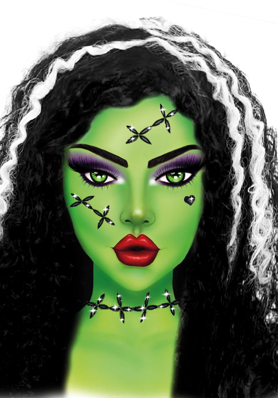 Leg Avenue Selbstklebende Strasssteine Stitches Jewels Eye035 Körper Sticker – Detailansicht