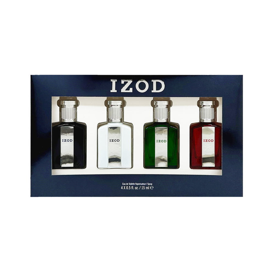 Izod Legacy Eau de Toilette Geschenkset für Herren mit vier 15-ml-Düften