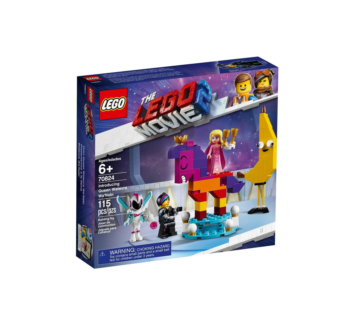 Lego, The Lego Movie 2, Vorstellung von Königin Watevra Wa'Nabi, Konstruktionsset, 70824, Für Mädchen, 6+ jahre, 115 stk