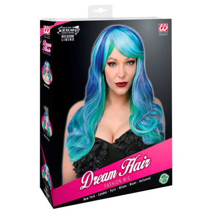 "LEIA DREAM HAIR PERÜCKE" (mit hochwertiger Silikonhaut) in farbiger Box – Detailansicht