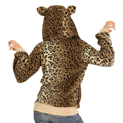 "LEOPARD" (Fleecejacke mit Kapuze) – Ansicht 4