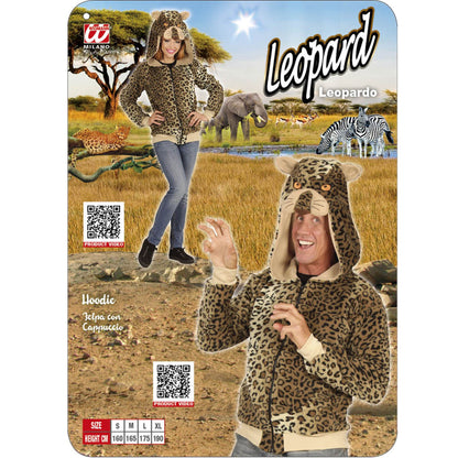 "LEOPARD" (Fleecejacke mit Kapuze) – Ansicht 5