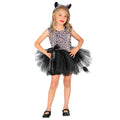 "LEOPARD" (Kleid mit Tutu, Haarreif) – Vorderansicht