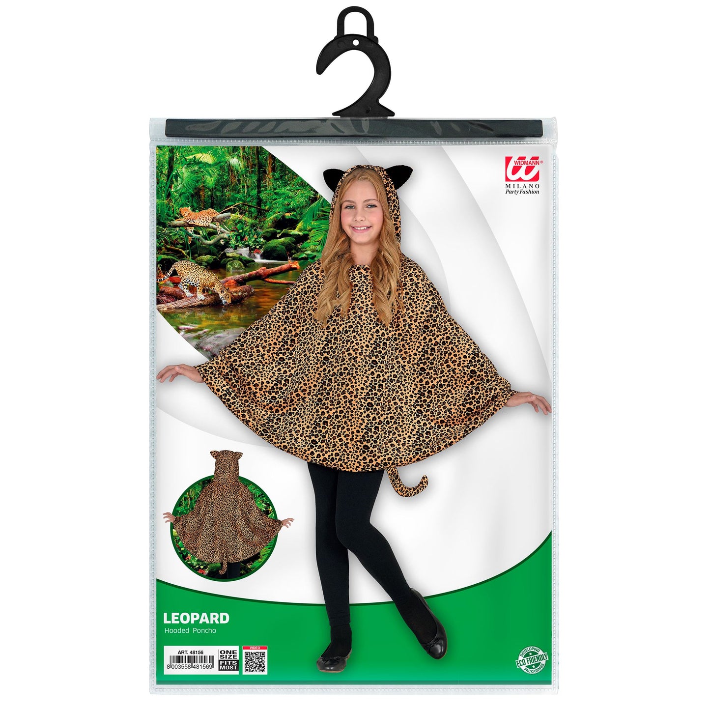 "LEOPARD" (Poncho mit Kapuze) – Ansicht 5