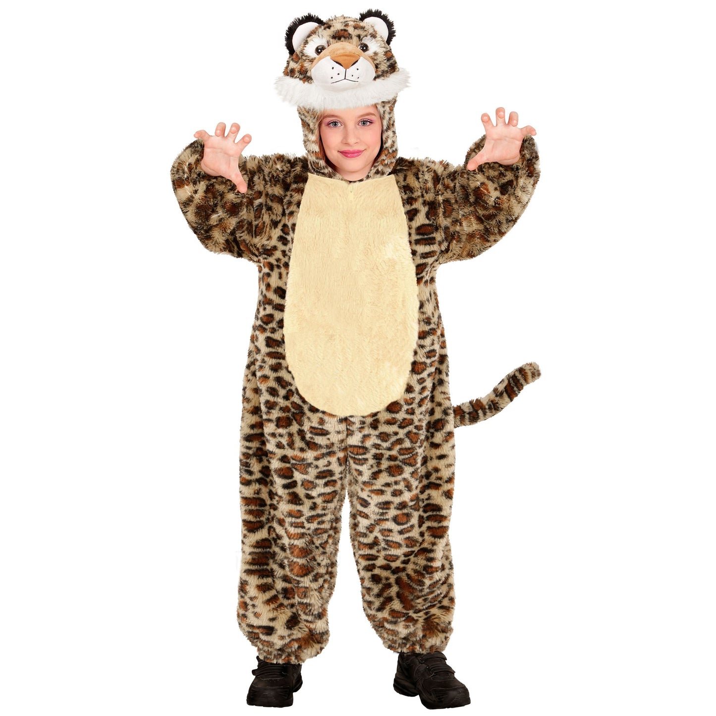 "LEOPARD SOFT PLÜSCHKOSTÜM" (Overall mit Kapuze und Maske) – Ansicht 4