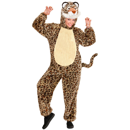 "LEOPARD SOFT PLÜSCHKOSTÜM" (Overall mit Kapuze) – Ansicht 3