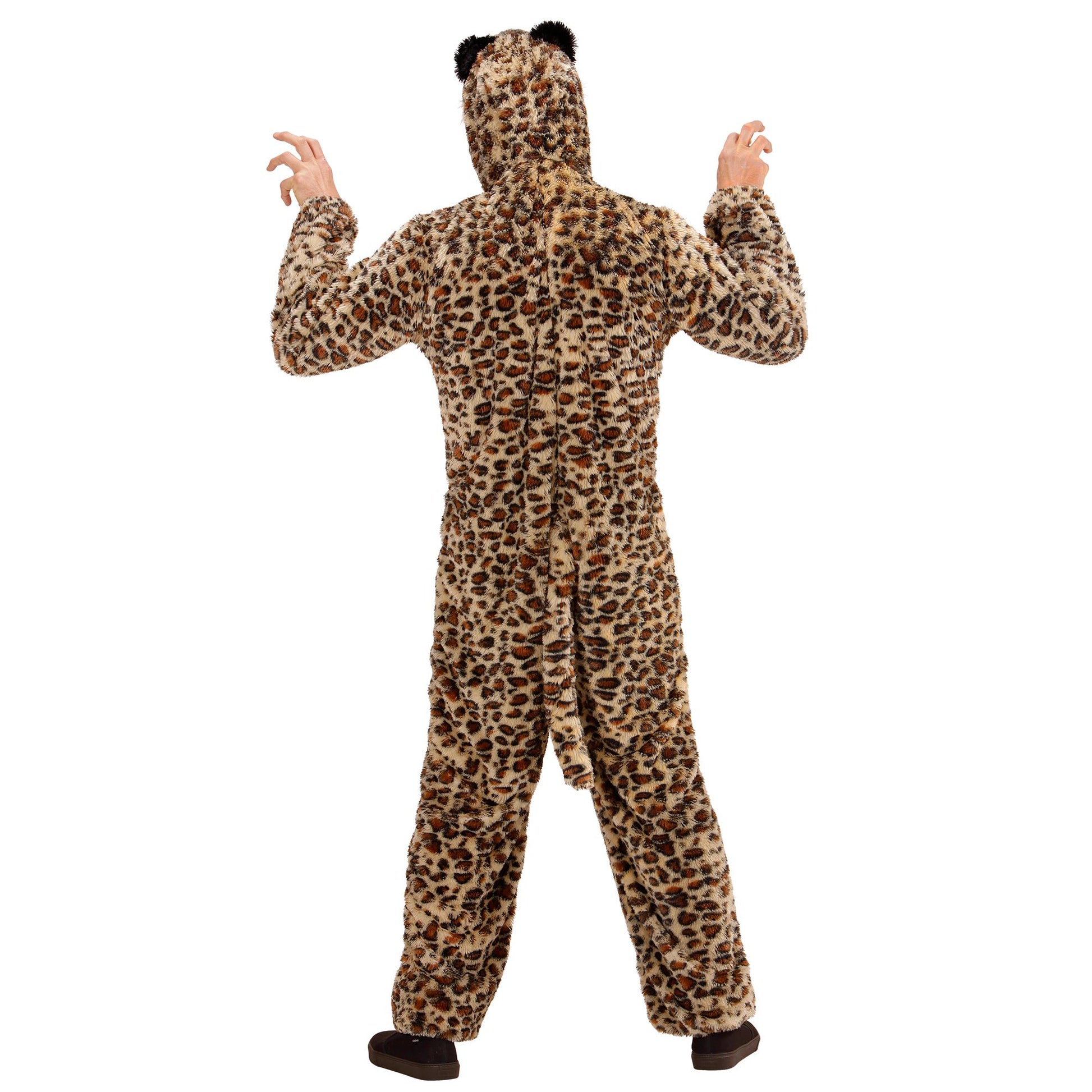 "LEOPARD SOFT PLÜSCHKOSTÜM" (Overall mit Kapuze) – Ansicht 4