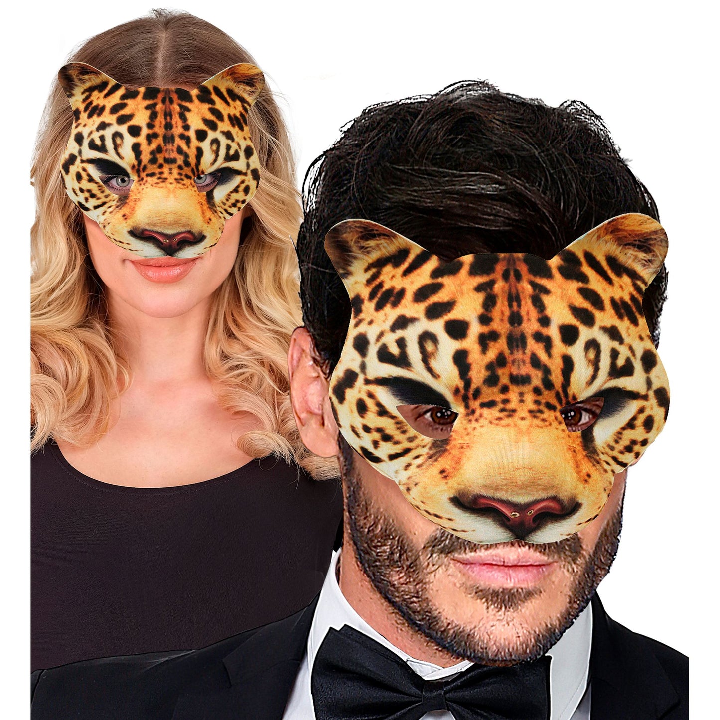 "LEOPARDENMASKE KINNLOS AUS STOFF" – Ansicht 3