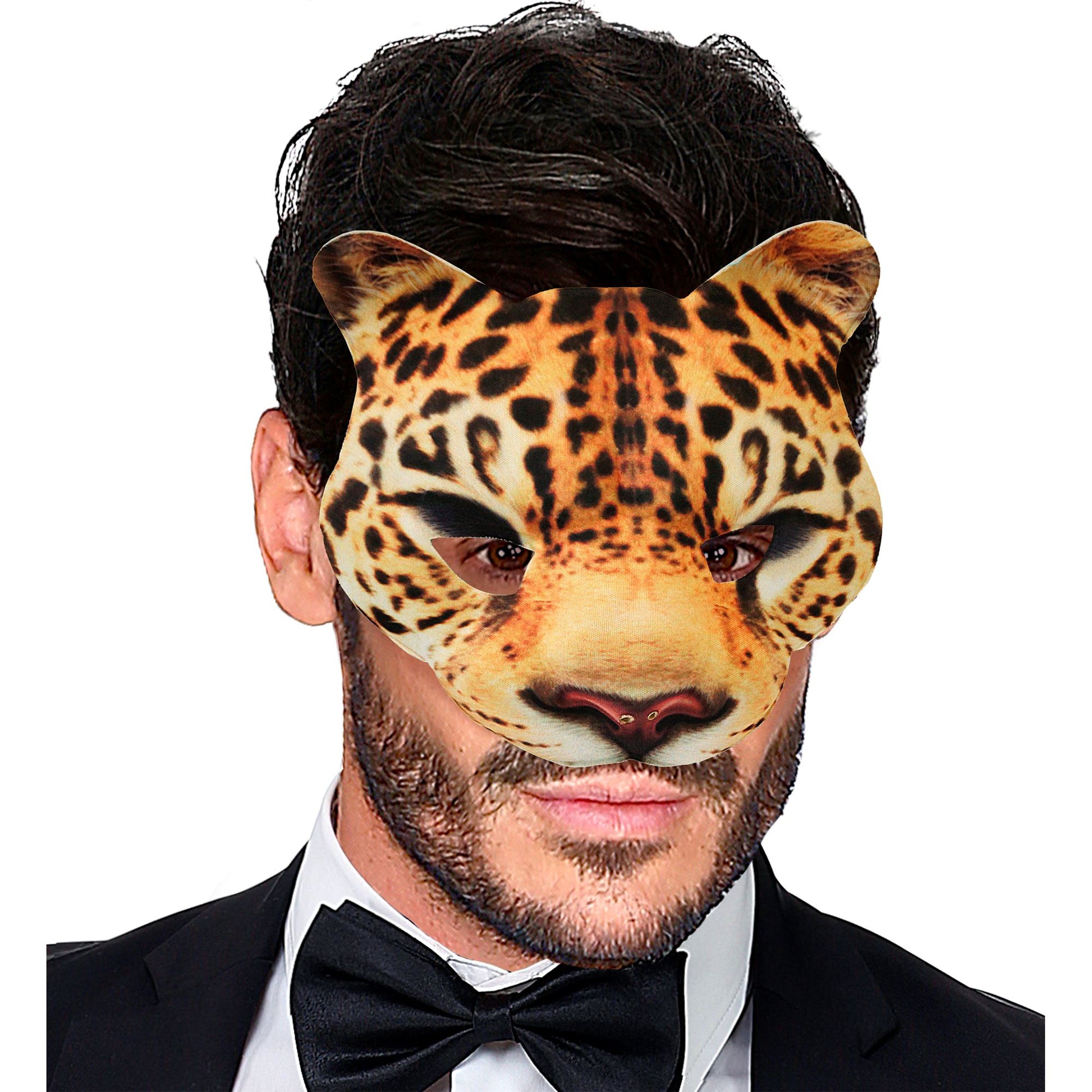 "LEOPARDENMASKE KINNLOS AUS STOFF" – Ansicht 4