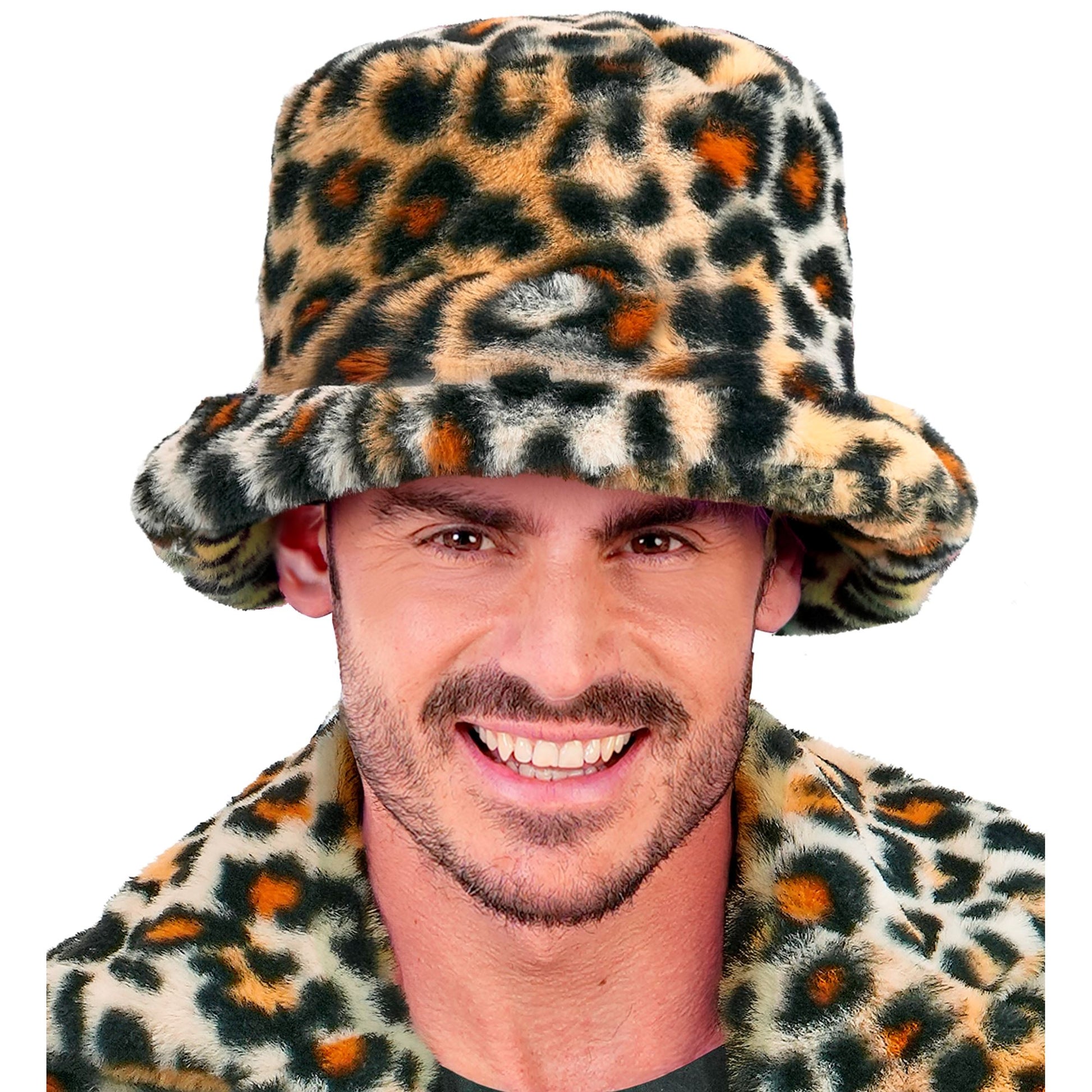 "LEOPARDENMUSTER PLÜSCH ANGLERHUT" – Ansicht 5
