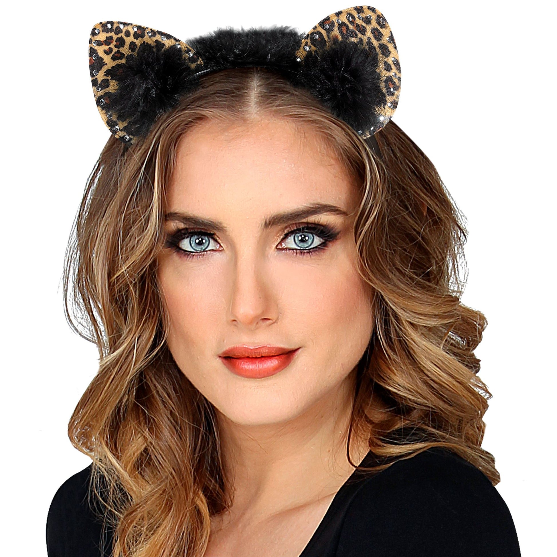 "LEOPARDENOHREN MIT STRASS" – Ansicht 3