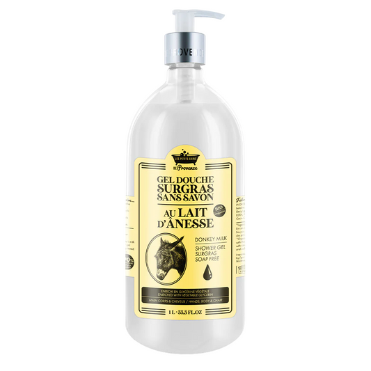 Les Petites Bains de Provence Les Petites Bains de Provence, Donkey Milk, Duschgel, Für Körper, Gesicht & Haar, Für empfindli
