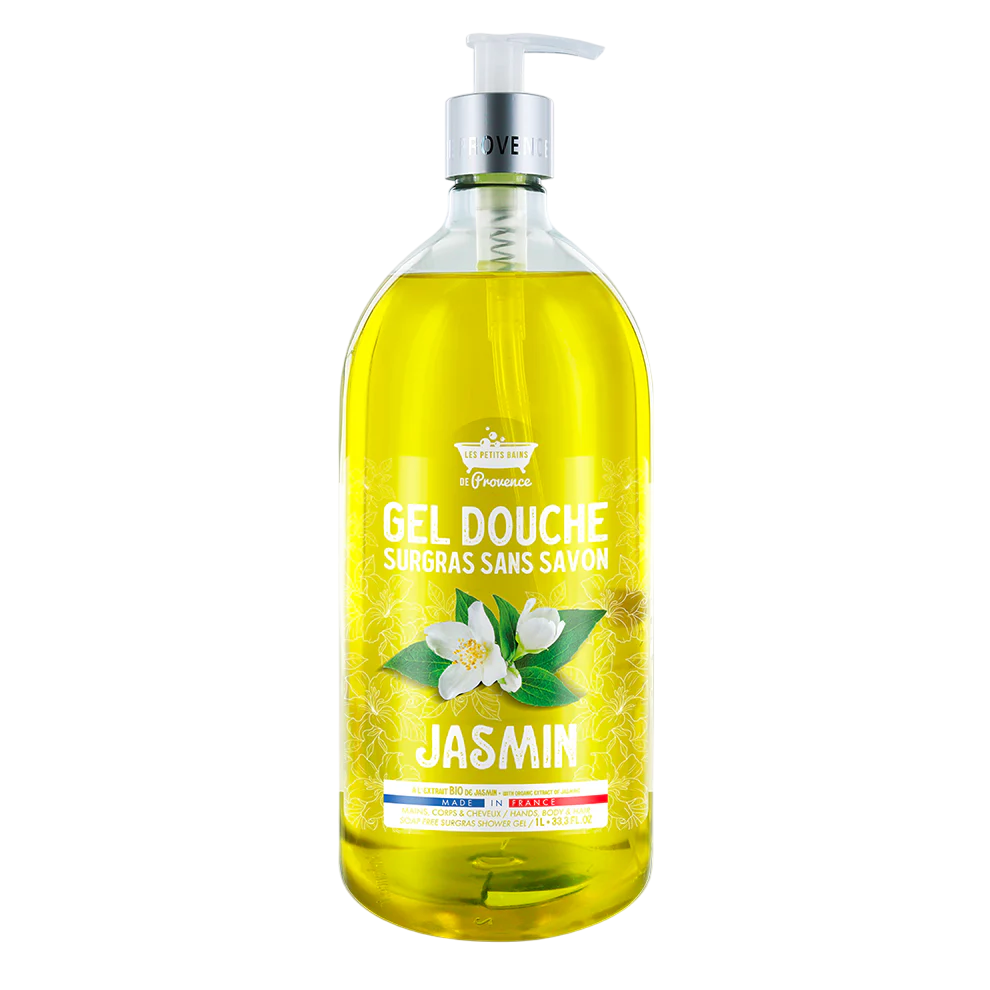 Les Petites Bains de Provence Les Petites Bains de Provence, Jasmine, Duschgel, Für empfindliche Haut, 1000 ml Regular