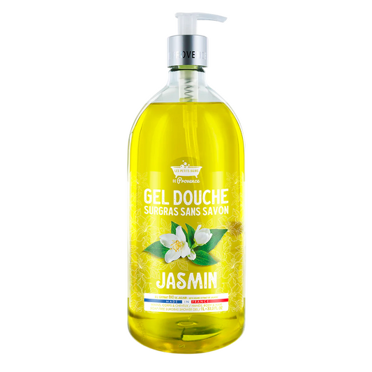 Les Petites Bains de Provence Les Petites Bains de Provence, Jasmine, Duschgel, Für empfindliche Haut, 1000 ml Regular