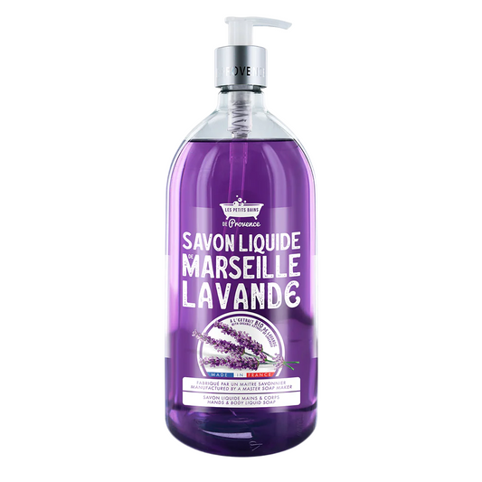 Les Petites Bains de Provence Les Petites Bains de Provence, Marseille, Lavendel, Flüssigseife, Für Hände & Körper, 1000 ml R