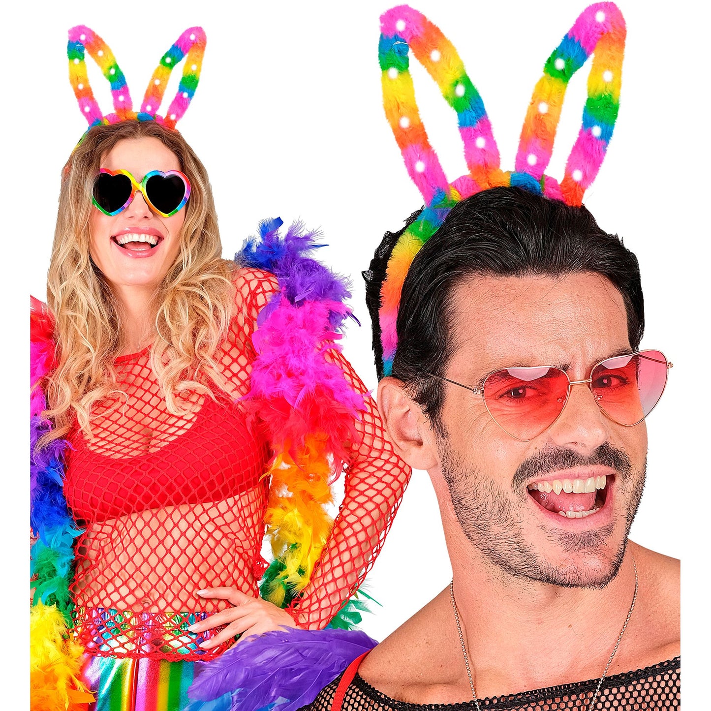 "LEUCHTENDE REGENBOGEN HASENOHREN" – Ansicht 3